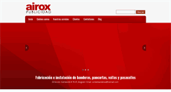 Desktop Screenshot of airoxpublicidad.com