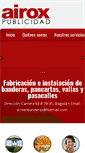 Mobile Screenshot of airoxpublicidad.com