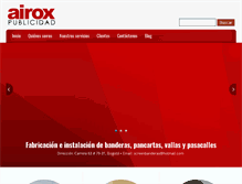 Tablet Screenshot of airoxpublicidad.com